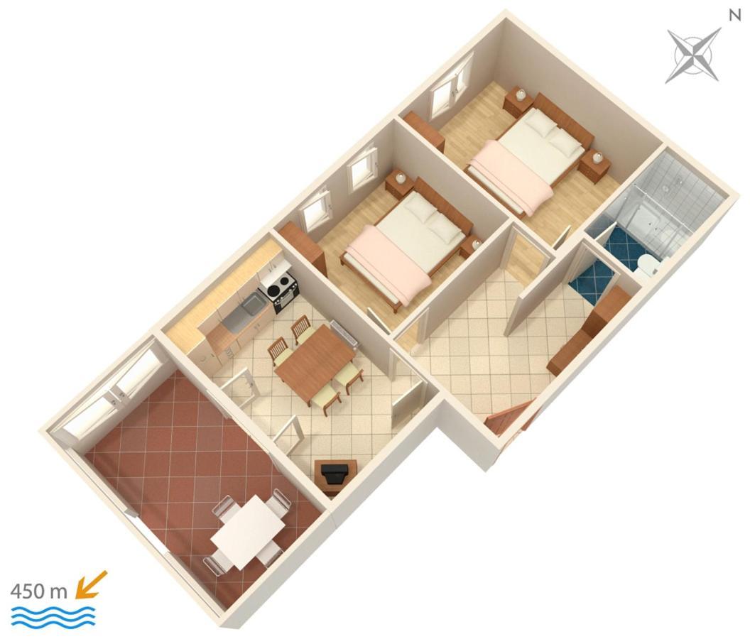 Family Friendly Apartments With A Swimming Pool Povljana, Pag - 244 Eksteriør billede